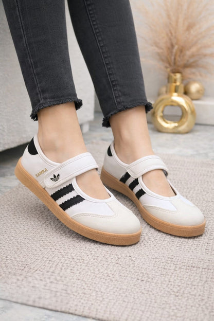 ADIDAS SAMBA BALETAS [BLANCO]