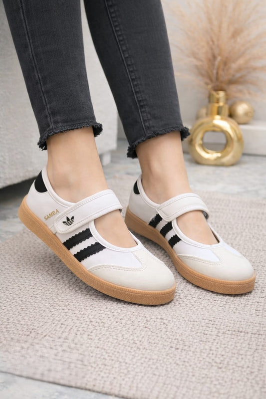 ADIDAS SAMBA BALETAS [BLANCO]